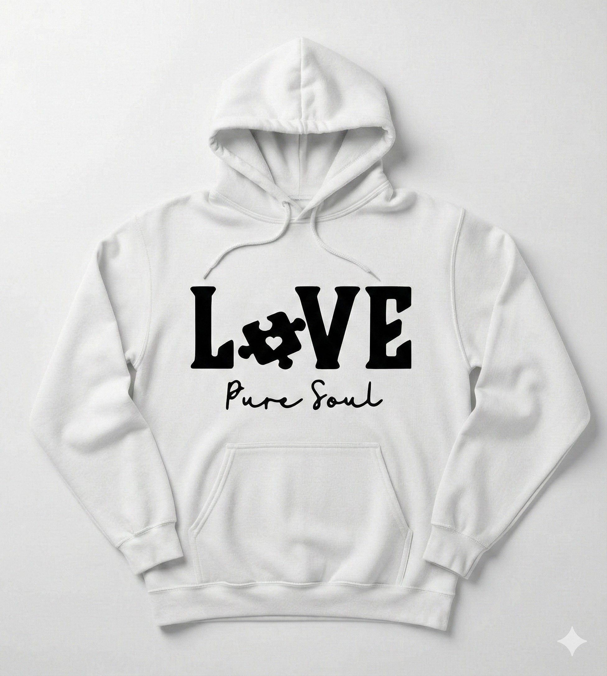 Pure Soul White Hoodie